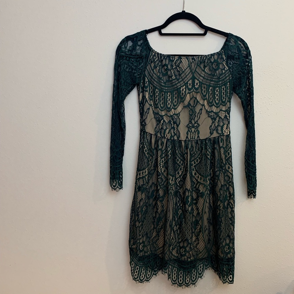 Love, Fire Lace Dress